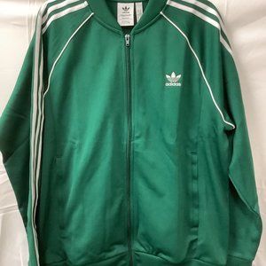 Adidas Originals Mens Green HC8626 Superstar SST Primeblue Track Jacket Size XL